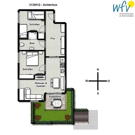 Achterhus - Inseltraum Appartamento Juist